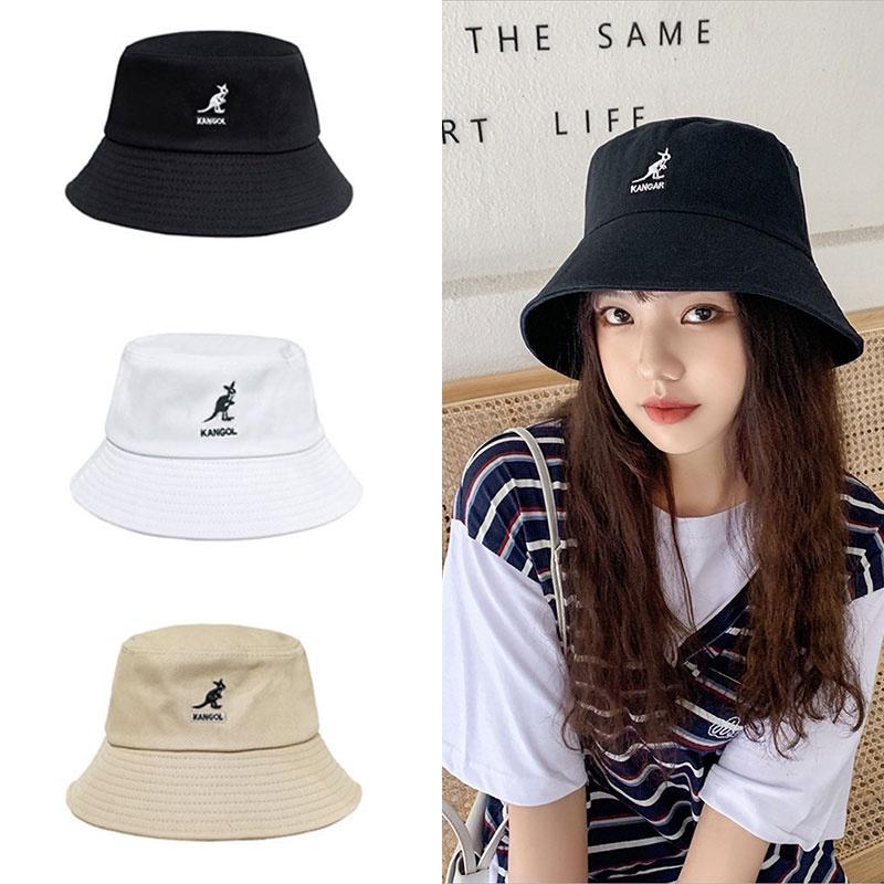 Klassischer Kangol Bermuda Gewaschener Fischerhut Herren Damen Baumwolle Flaches Oberteil Modische Kopfbedeckung