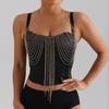 Alternative Sexy Lingerie Nightclub Role Play Maid Female Metal Chain Body Chain Uniform Bondage Clothes Accessories Female