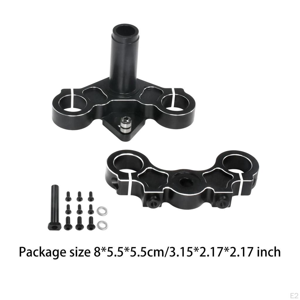 Aluminum Alloy RC Motorcycle Front Triple Clamp Set Bike Replacement Part Upgrades Accessories