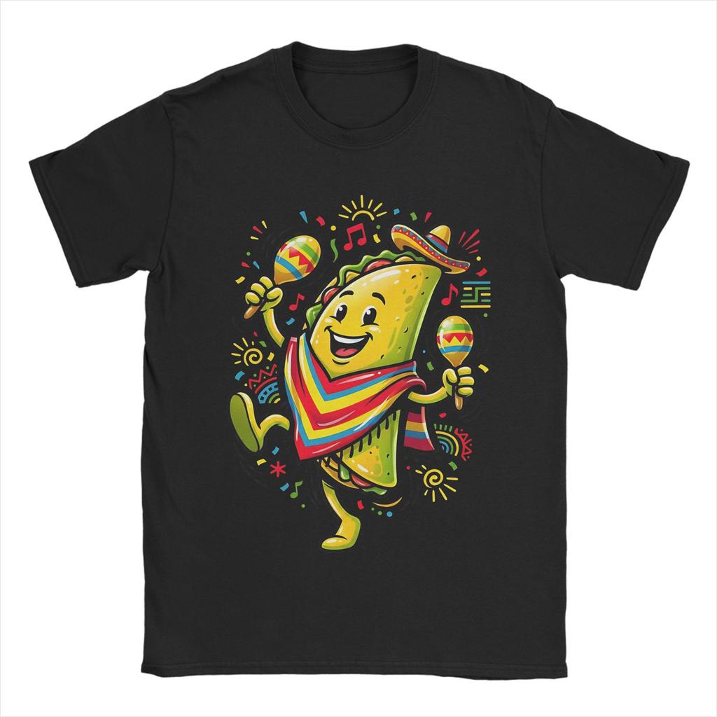 Taco Cinco De Mayo Tshirt For Unisex Unisex Hipster Pure Cotton Tees O Neck Short Sleeve T Shirts Plus Size Clothing