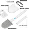 Accessories for Bath Toilet Brush for Cleaning Toilet Brush with No Dead Corners Tool Toilet Washing Wall Mounted Cleaning Set