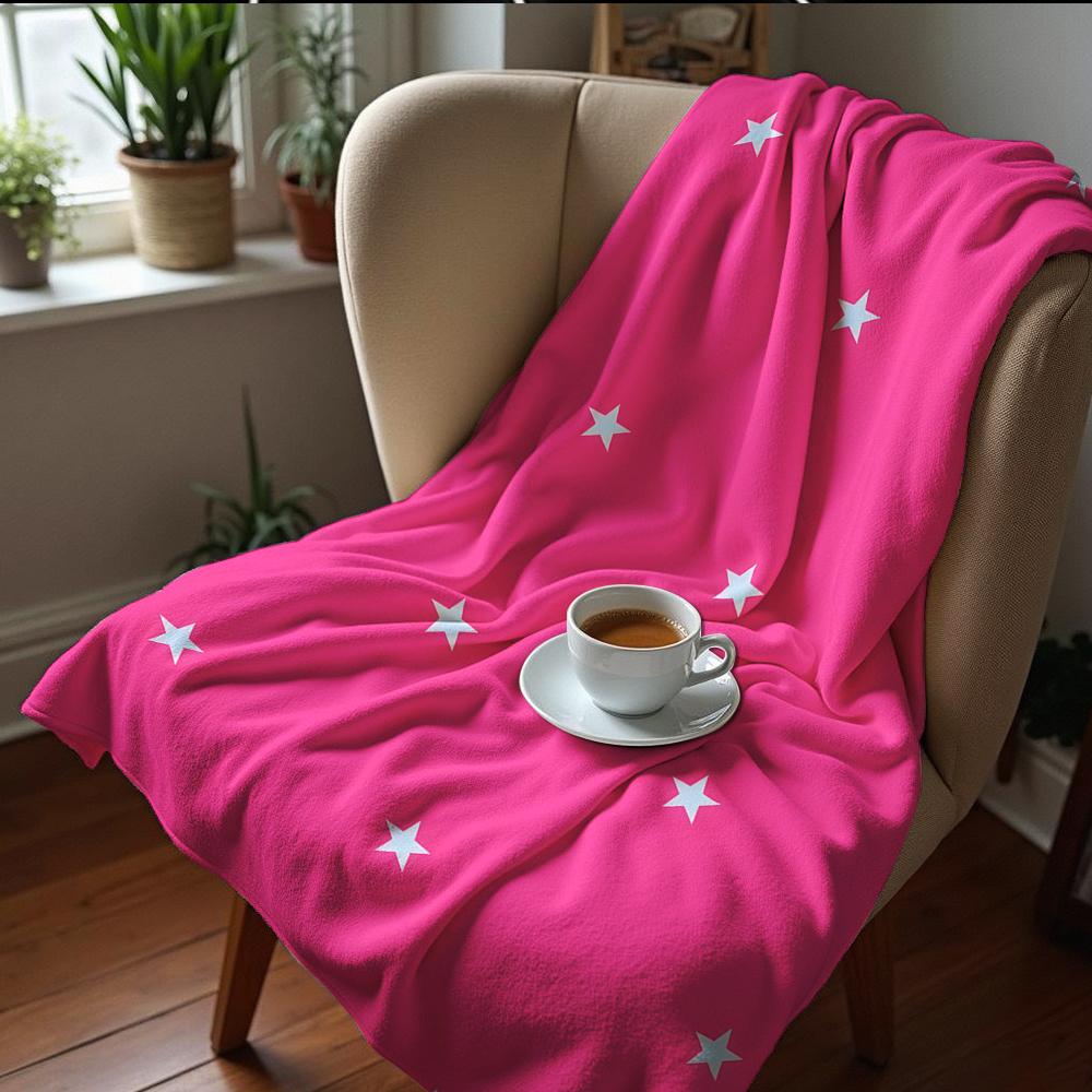 Minimal White Ghost Soft Flannel Blanket Breathable Warm Throw for Office Car Sofa Kids Room Birthday Xmas Gift