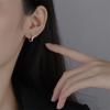 Diamond Wave Earrings Women's Simple Premium Ear Buckles Small Earrings Earbone Nails Ear Hole Earrings