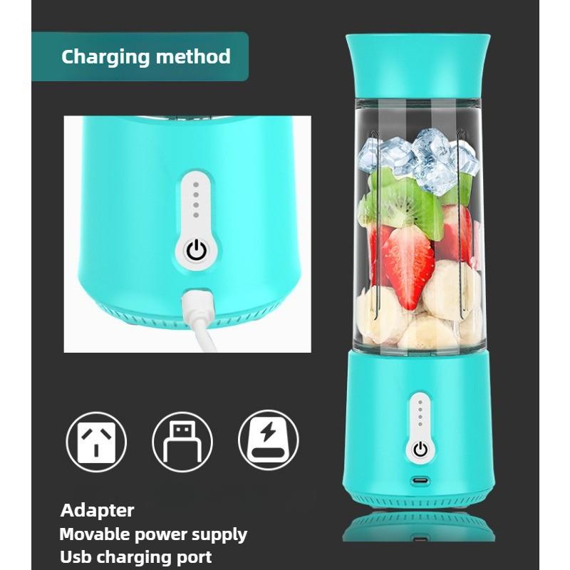 Portable Juice Cup Wireless Fruit Cooker Fruit and Vegetable Electric Juice Extractor Small Mini Juice Cup for Home Use
