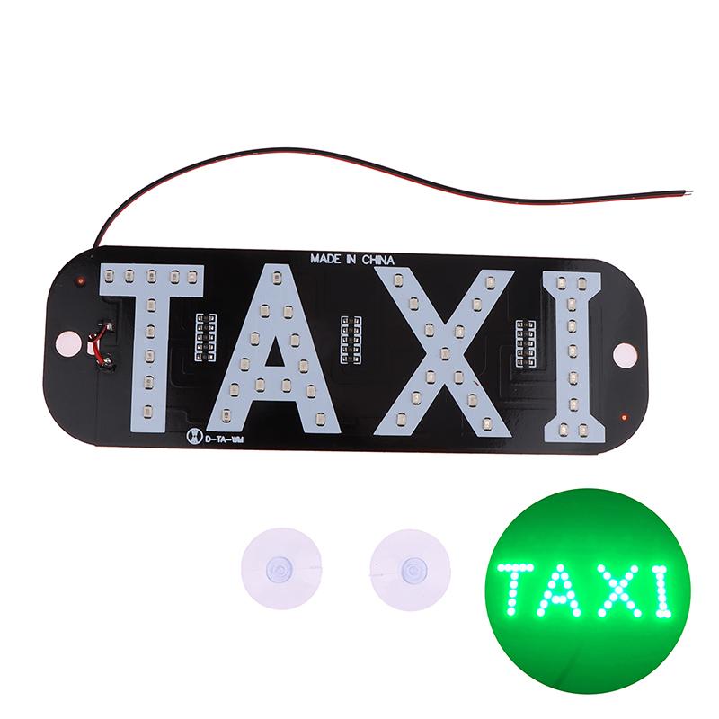 

Автомобильные аксессуары, лобовое стекло такси, пустой номерной знак, индикаторная лампа, цветной светодиодный фонарь для лобового стекла такси, 12 В