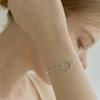 Beroe [Silver925] Oring initial bracelet