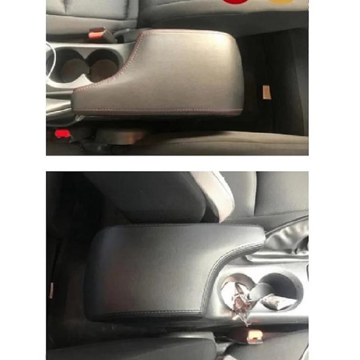 For Mazda 3 Axela 2014 2015 2016 2017 2018  Microfiber Leather Interior Center Armrest Box Protection Cover accessories LHD only