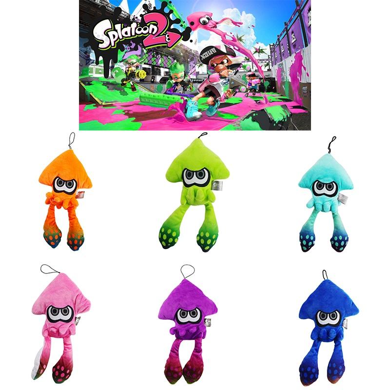 Limited Edition Splatoon Inkling Squid Plush Toy 25cm Soft Stuffed Animal Doll Pendant