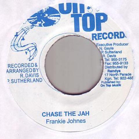 

7inch Record FRANKIE JONES - Chase The Jah On Top 1980 Jamaica Reggae, Ska & Dub
