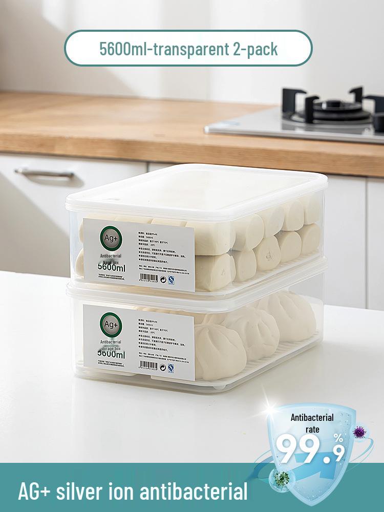 Large Capacity Fresh-Keeping Storage Box for Steamed Buns and Dumplings