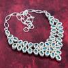 Larimar 925 Solid Sterling Silver Necklace with Adjustable Chain, Handmade Gemstone Jewelry Necklace For Memorial Day
