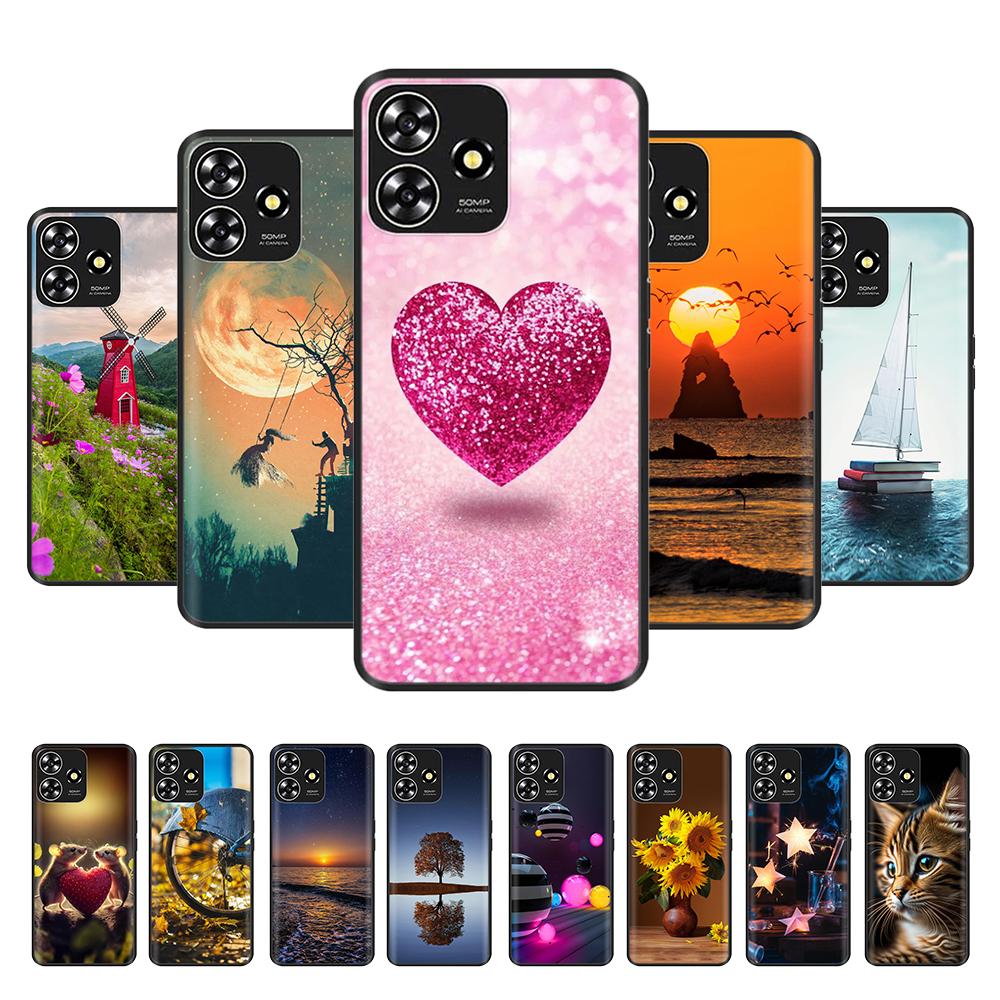 Für ZTE Blade V50 Smart Case Schutzhülle Für ZTE V50 Design 4G Cartoon Bemalt Weiches TPU Funda Für ZTE Axon 50 Lite Hülle