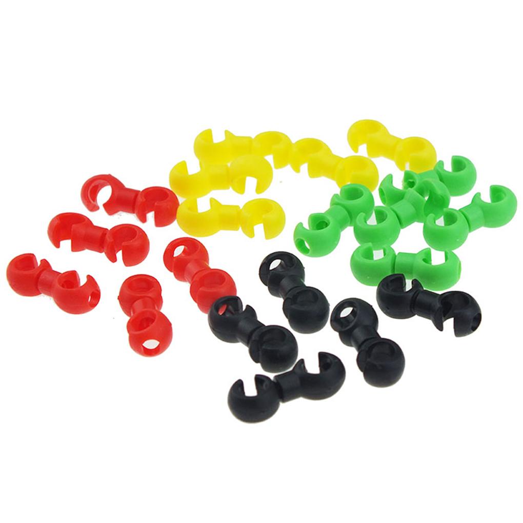 10PCS Bicycle Brake Line Cable Housing Clips S Style Buckle Hose