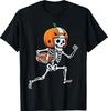T-shirt Graphique Sportif Squelette Joueur de Football Américain Squelettique T-shirt Unisexe