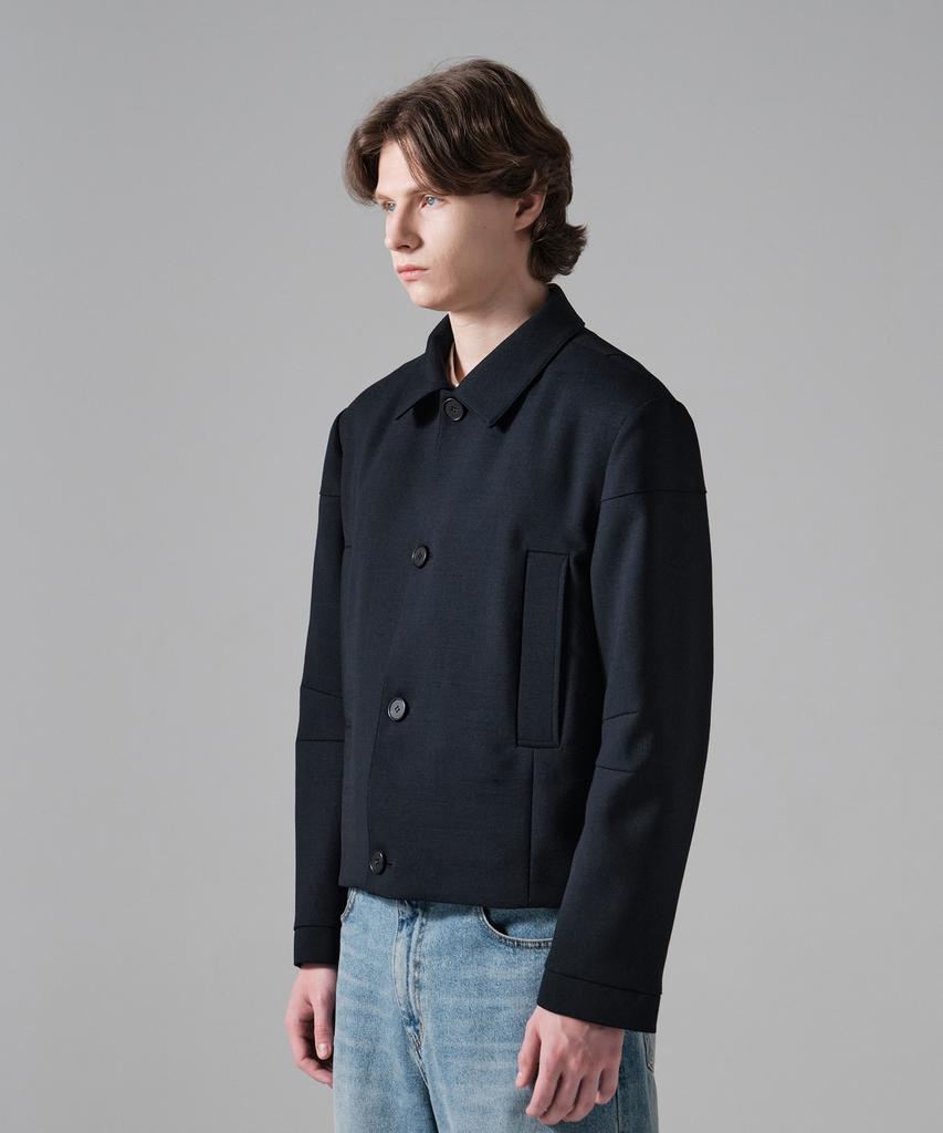 Fillchic Minimal Short Jacket (Navy)