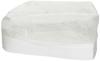 TRUSCO Helmet Liner Paper Cap, White, 120 Pieces (THDC-120)