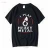 I Play Heavy Metal Sousaphone Tuba Marching Band Musician T Shirt Long Or Short Sleeves Vintage Washed Homme