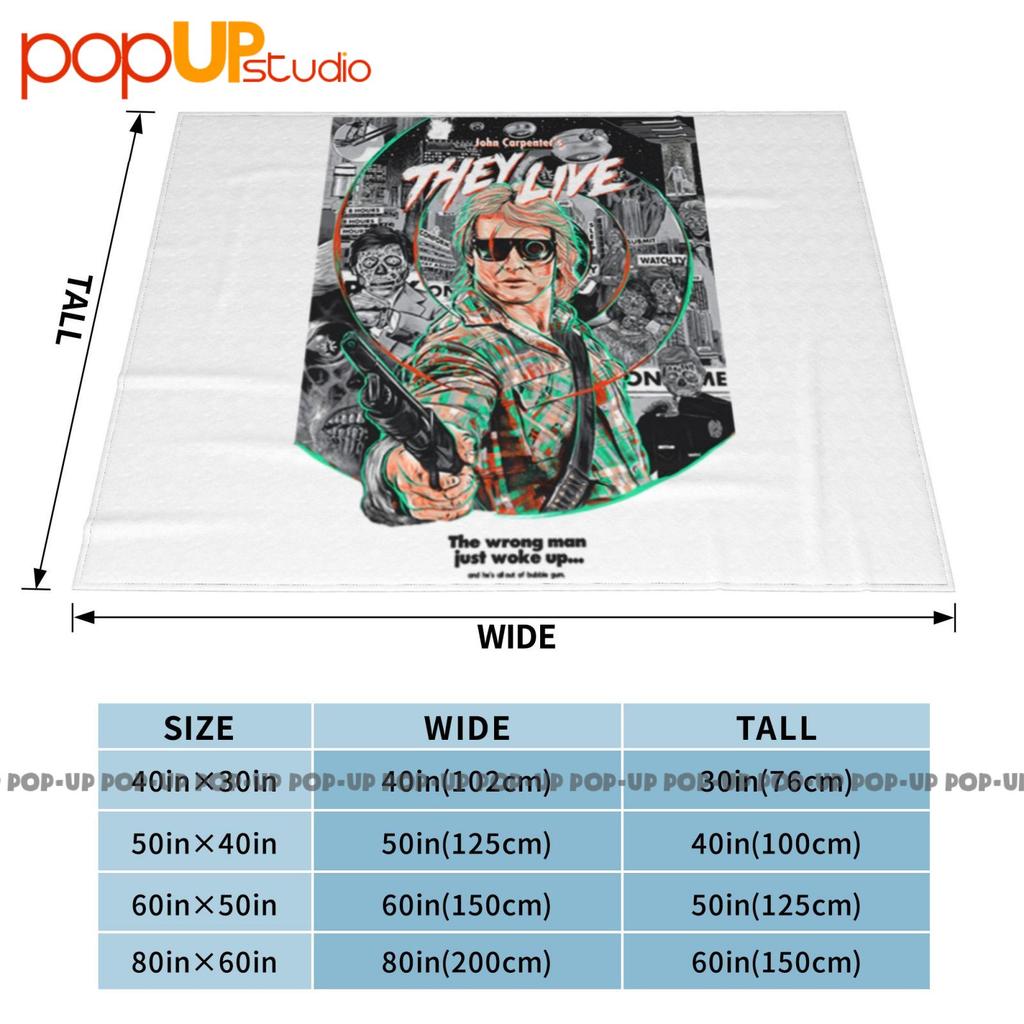 They Live V10 Movie Poster Ultra-Soft Blanket Quilt Winter Sofa Cover Bed Covers