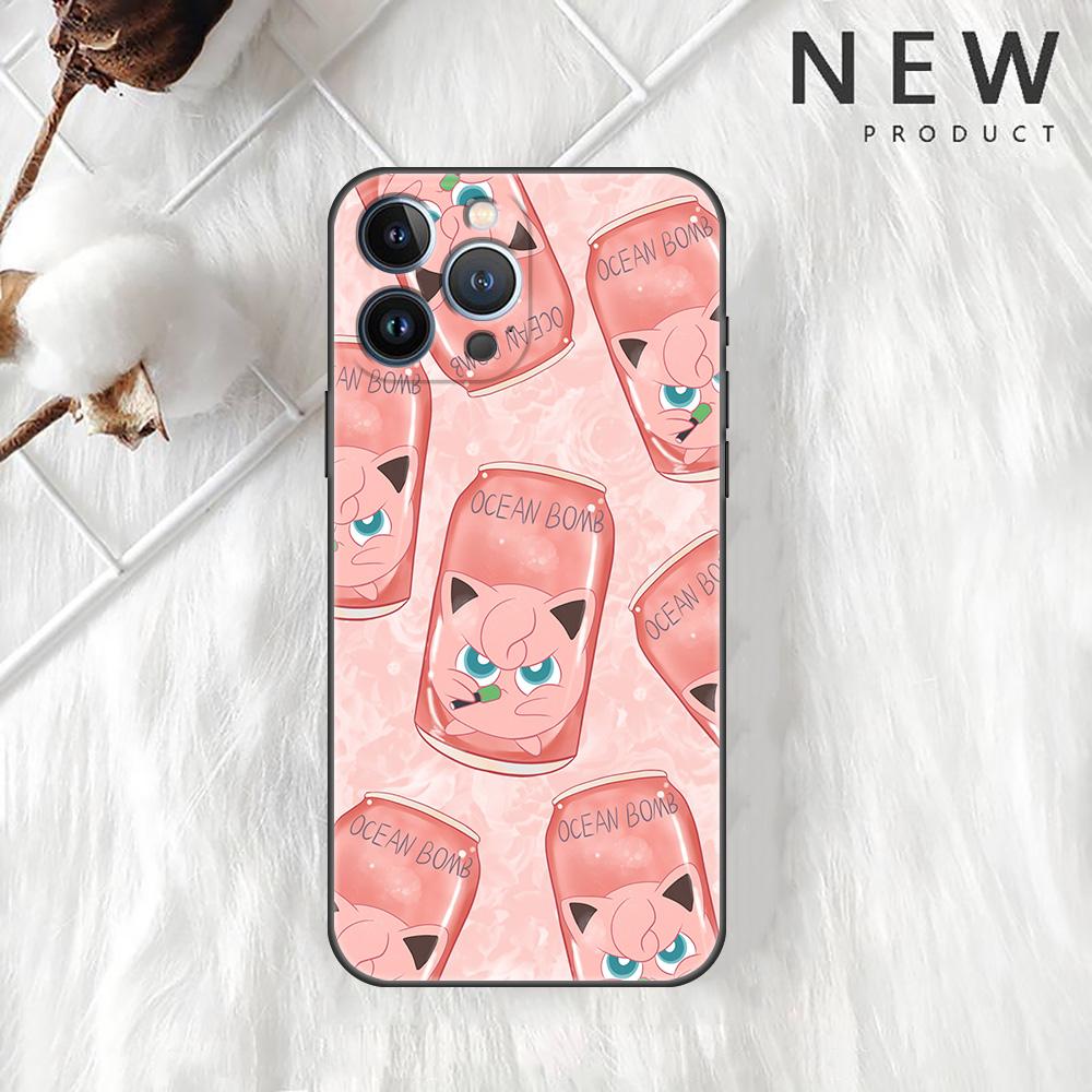 

Мягкий чехол с изображением покемонов для Apple iPhone 11 13 Pro Max 12 XR X XS 7 8 Plus SE 2020 6 6S 5 5S, силиконовый чехол для телефона iPhone XS Max