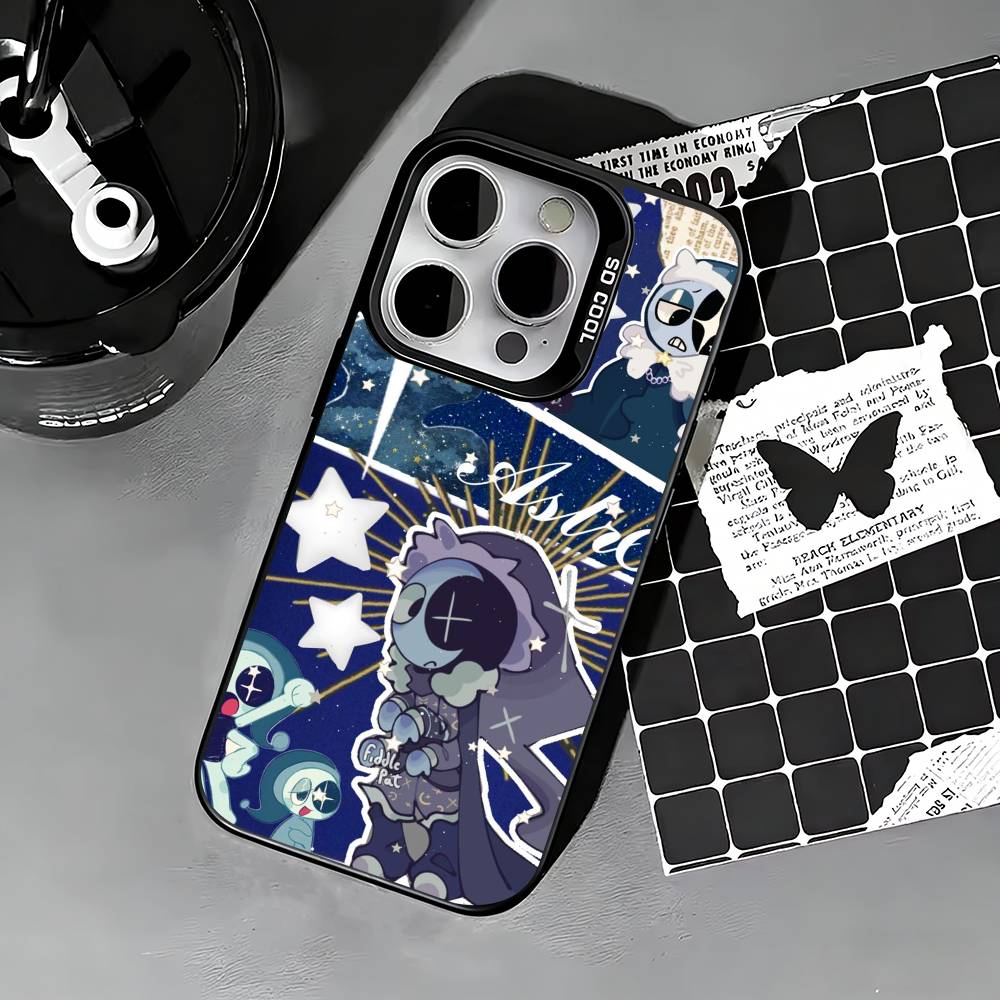 Astro Dandys Game World Phone Case For iPhone 17,16,15,14,13,12,11 Plus,Pro Max,XS,Colored silver phone case