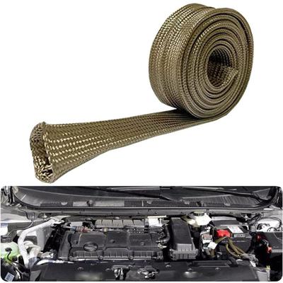 Heat Shield Sleeve Fuel Line Heat Shield Cover Heat-Resistant Simple Installation Auto Hose Spark Wire