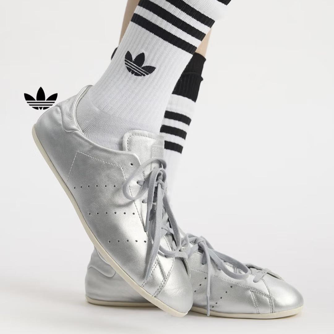 

Adidas STAN SMITH LO PRO W Классические тонкоподошвенные кроссовки - Дизайн Adidas с тремя листьями JQ6427 35.5 серебряный