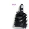 Anti-static Heat Curved Vent Comb Barber Salon Hair Styling Tool Hair Brush Boar Bristle for Detangling All Hair Types 1 Piece