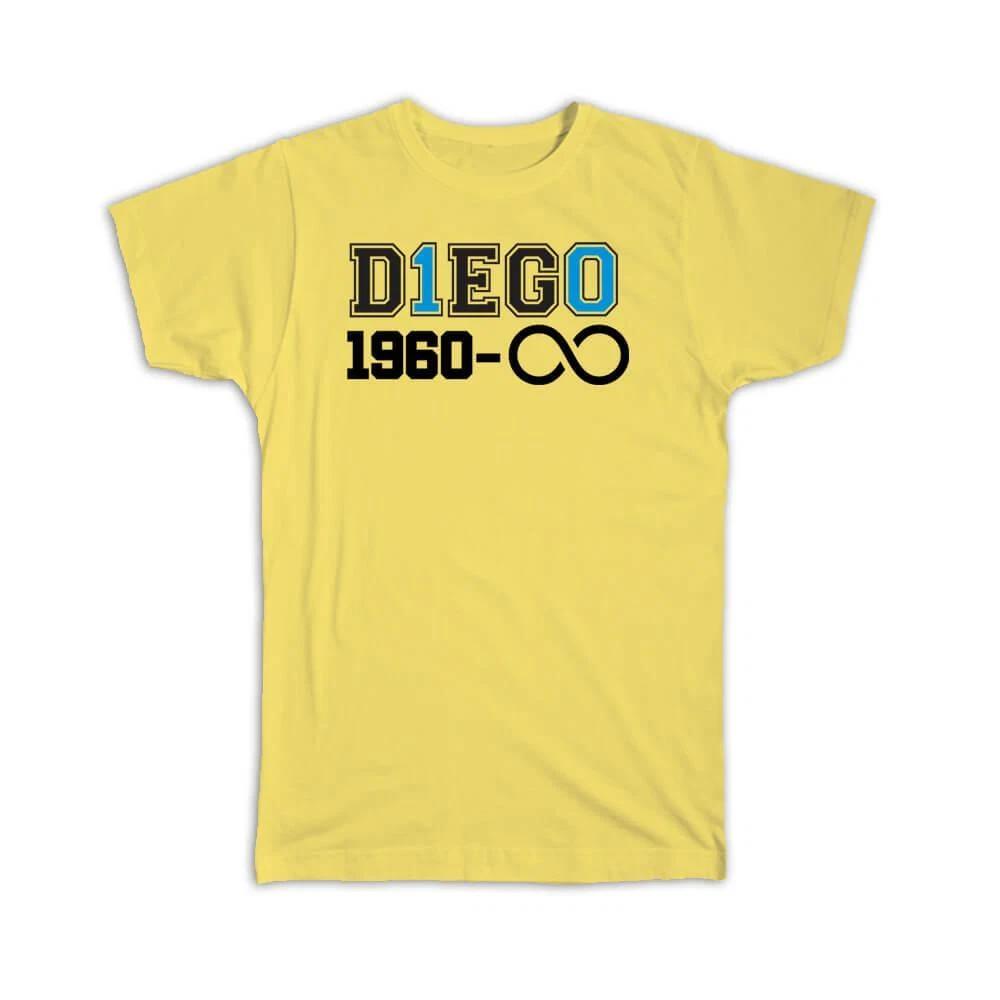 Gift T-Shirt : Maradona Diego 10 Infinito Armando Argentina S