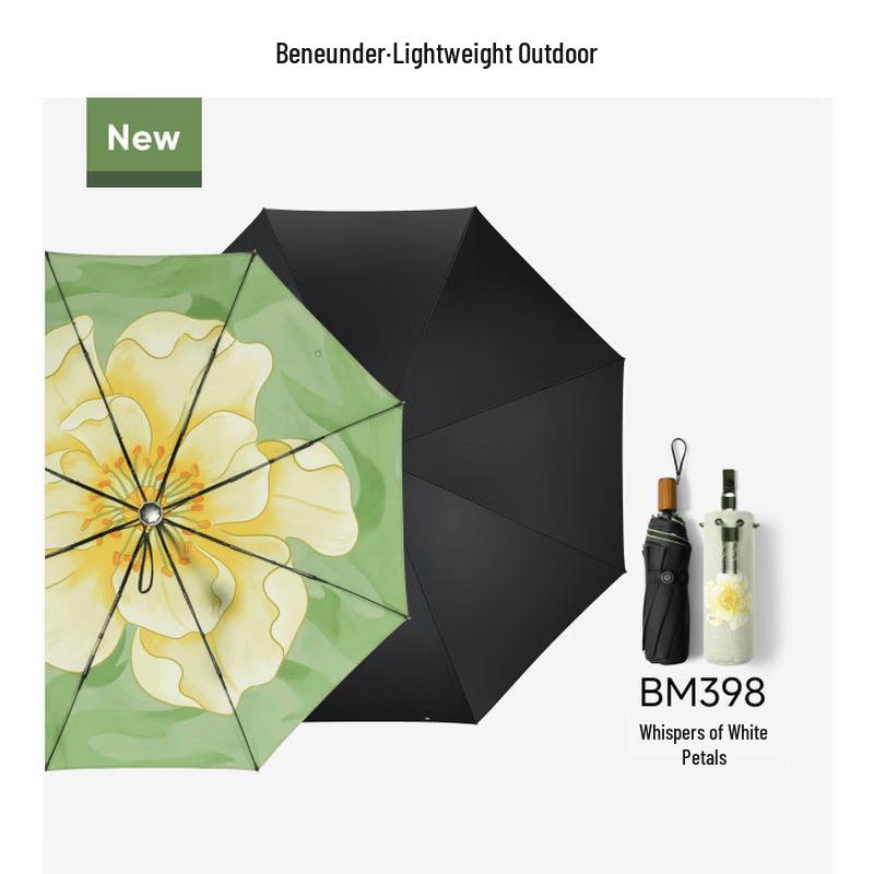 Jiaoxia UV Protection Sun & Rain Folding Umbrella