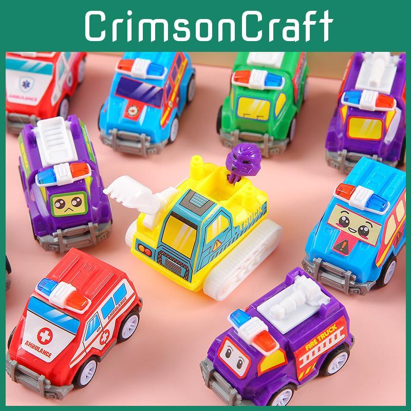 Simulation Mini Inertia Cartoon Fire Engine Children Toys For Babies And Toddlers