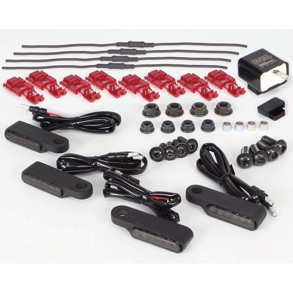 Special Parts Takegawa Oval Mini LED Turn Signals of (Smoke) (Set 4) чёрный