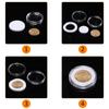 100Pcs/Box 17/20/25/27/30mm Transparent Round Coin Box Capsules Storage Coin Collection Holder Containers Home Supplies
