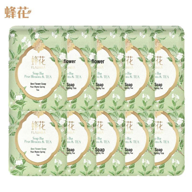 Bee & Flower Fragrant Tea Soap Bars