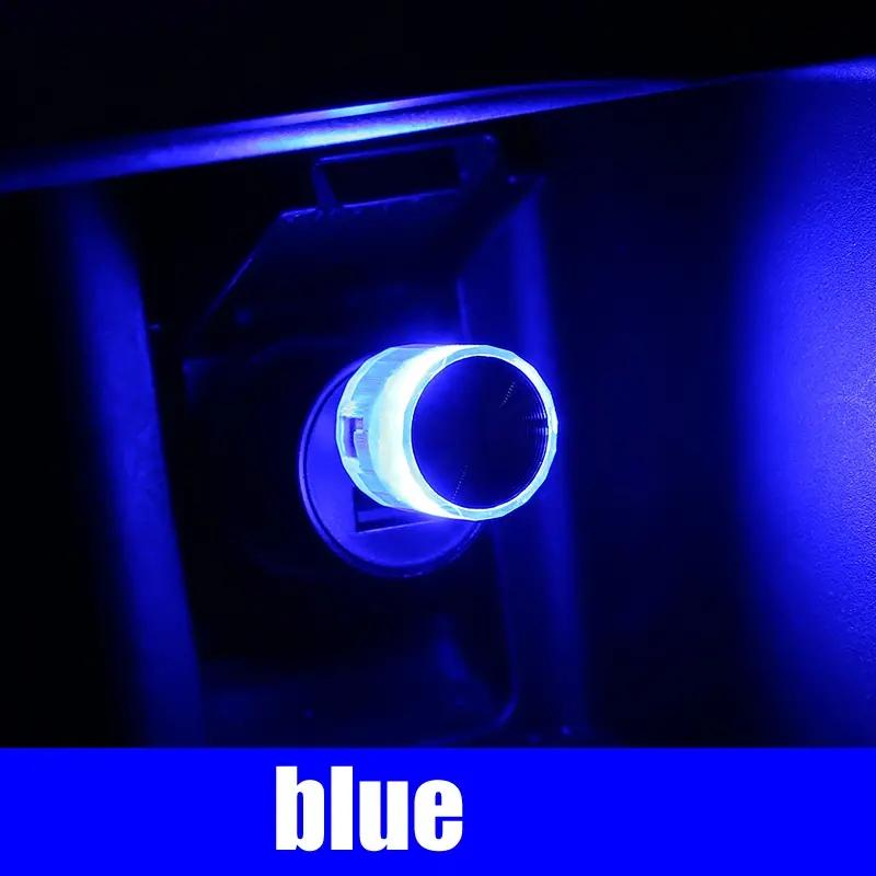 

1pc Car Mini USB LED Portable Light Plug Play Ambient Light Decorative Atmosphere Lamps For Interior Environmentled lights decor
