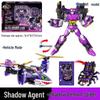 Xuan Card Fighter 2: Blue Lightning Thunder King Flame Dragon Transforming Robot Car Toy