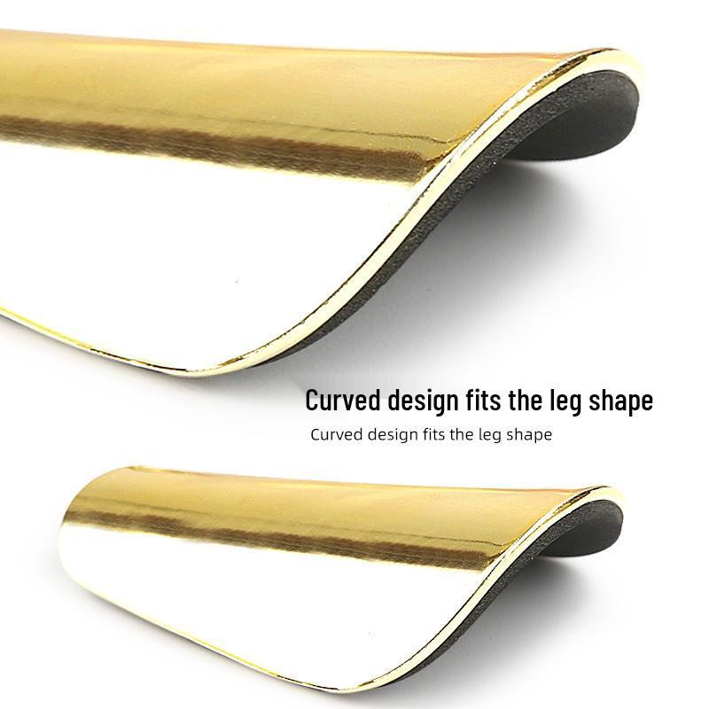 Electroplated EVA Cushion Football Shin Guards - Insert Type for Adults