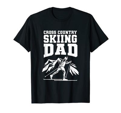 Biathlon Cross Country Skiing Dad Cross Country Skier T-Shirt