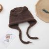 Fashion Ear Ear Protector Knitted Hat Women's Autumn and Winter Mohair Warm Ski Hat Student Hat