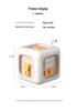 Multifunctional Montessori Six-Sided Educational Baby Activity Cube Toy