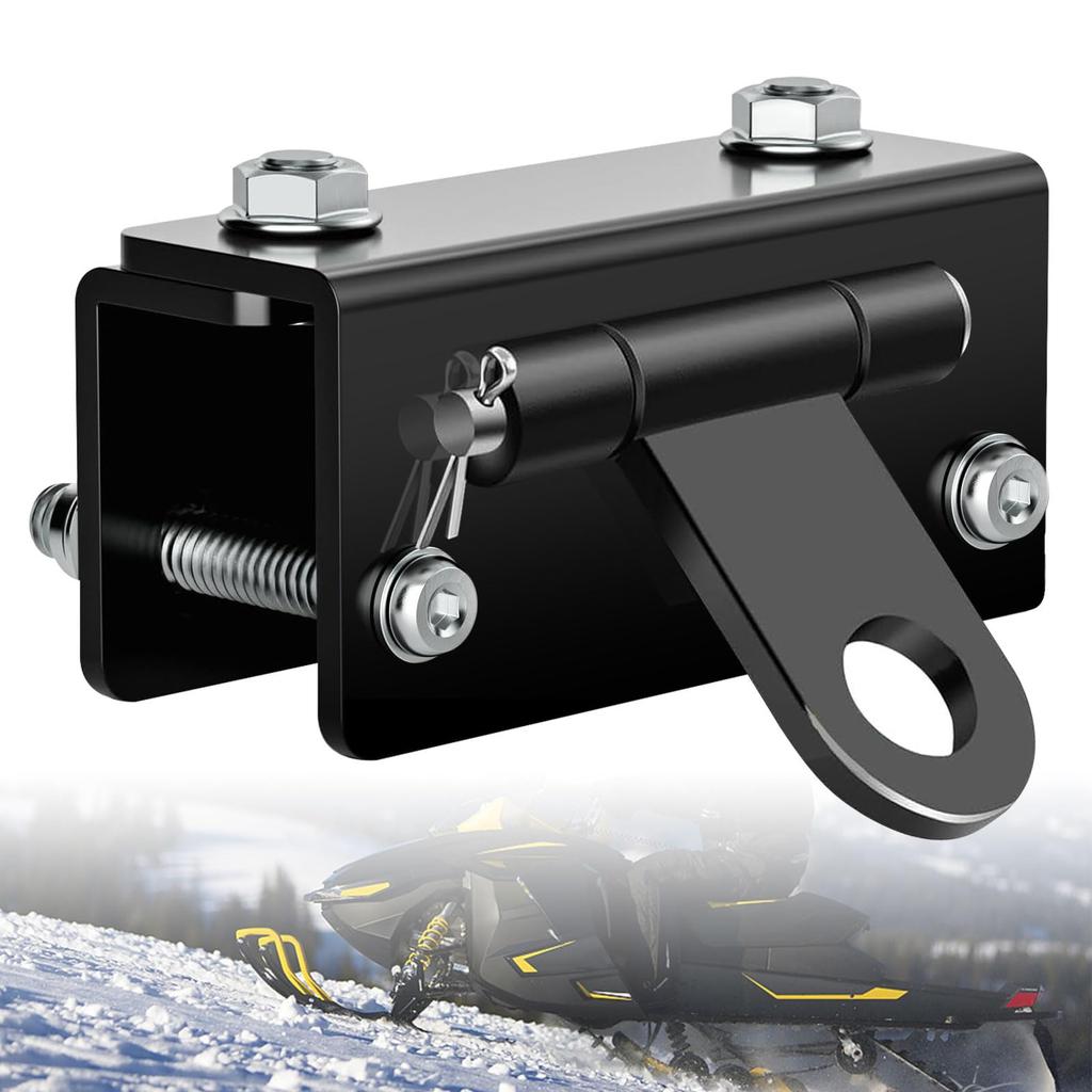 Adjustable Carbon Steel Bumper Hitch Trailer Towing Hook for Snow Sleds Trailers Delivering Superior Towing Power