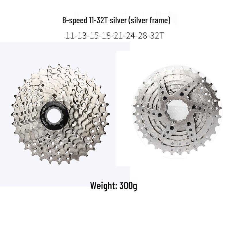 

Sunshine SZ Mountain Bike Cassette Freewheel, 7/8/16 Speed, 11-46T.