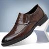 Fashion 2026 Business Shoes for Men Formal Loafers Dress Oxfords Men's Wedding Shoes Leather Footwear Elegant Male Flat Zapatillas Male