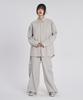 SLOW RECORD HOUSE Parachute Flare Pants_Gray
