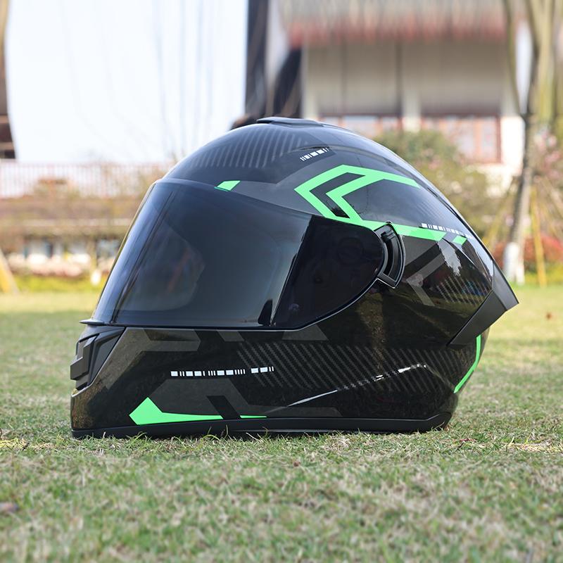 701-LVS-Motorcycle helmet, men's and women's dual mirror full helmet, four season couple motorcycle helmet