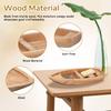 Wooden Small Classic Natural Boat Nautical Party Decorations Unfinished Canoe DIY Craft Wooden Sailboat Decor Sailboat