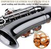 SLADE Eb Nickeling Black Saxophone Brass Alto Saxophone Set with Case Reed Clip Trimmer Strap Gloves Parts for Beginners