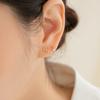 Lunne 14K Triple Q Bar Piercing (14K Gold) (Bar Thickness 1Mm) #Pib13