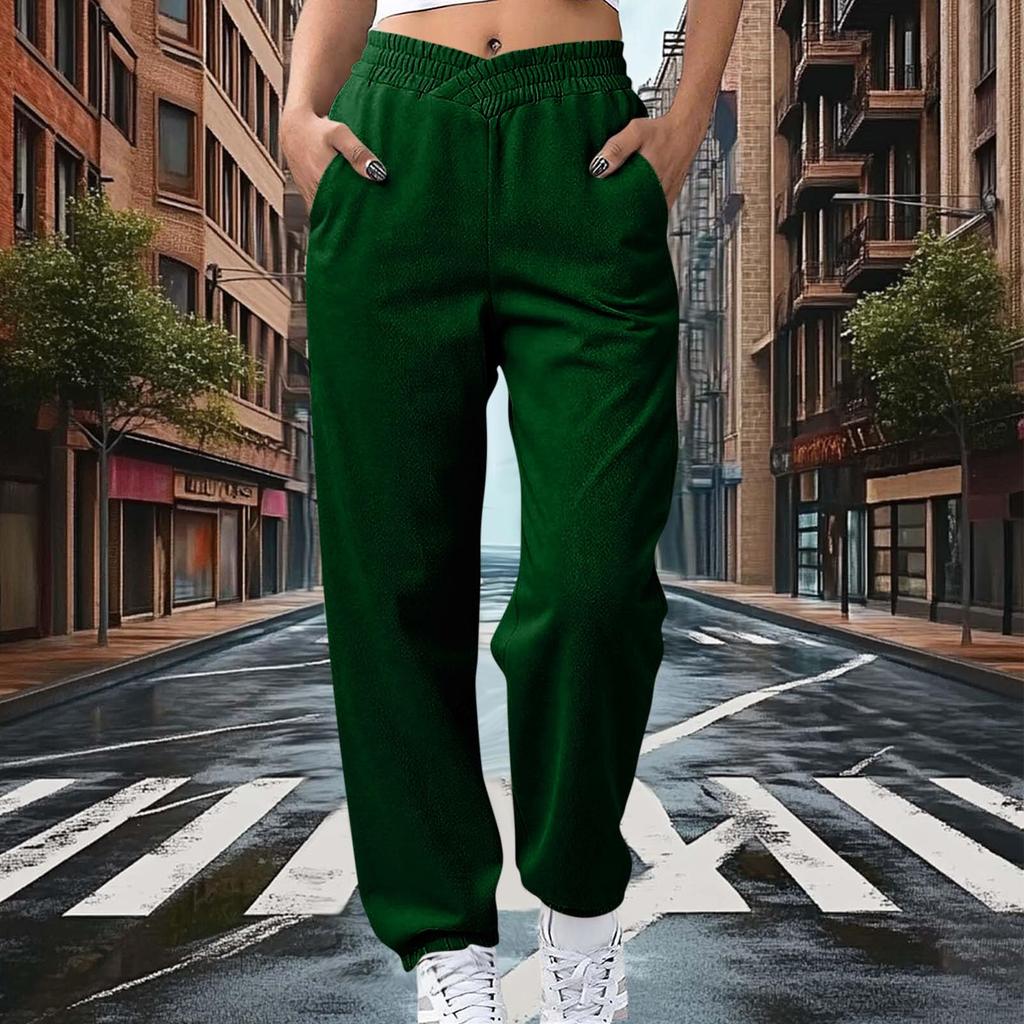 Sweatpants Women Pants With Pockets Fleece Lined Joggers Loose Jogger Pants