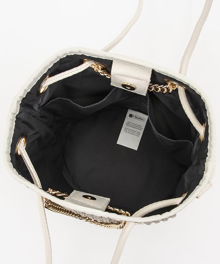 Official Tote Bag CHAIN CROCHET SM Beige Crochet [LeSportsac] BUCKET/1364 Women's