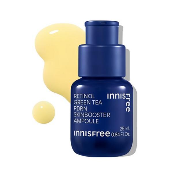 

INNISFREE Retinol Green Tea PDRN Skin Booster Ampoule Anti-Aging & Hydration 25ml